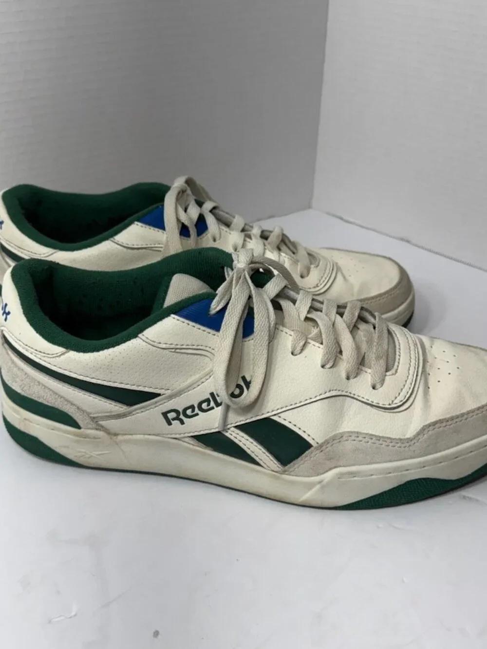 Reebok Court Drift Galaxy 1 Shoes Men 11.5 White Suede Retro FFC0096069
